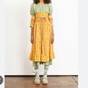 ACE & JIG daphne skirt // citrus // size s